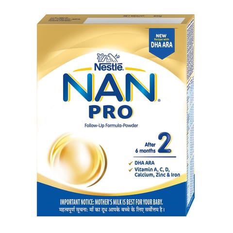Nestlé NAN PRO stage 2 Follow-Up Formula Powder, After 6 months Up to 12 months