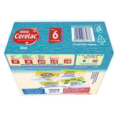 Nestle Cerelac Fortified Baby Cereal with Milk - Rice, 300g BIB Pack (From 6 Months)