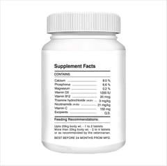 Drools Absolute Calcium Tablet- Dog Supplement, 110 Pieces
