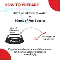 Drools Pup Booster - Puppy Weaning Diet for All Breeds, 300 gram
