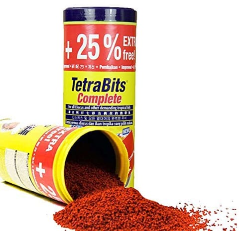 TetraBits Complete Fish Food for Health, Colour and Growth (30g/100ml) - For all Discus and Other Demanding Tropical Fish