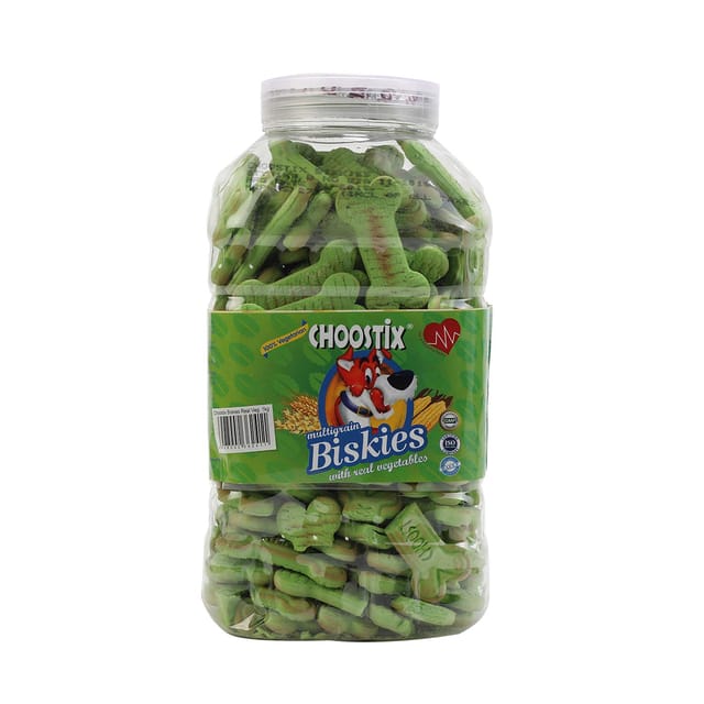 Choostix Biskies Real VEG Dog Treat, 500 G (Jar)