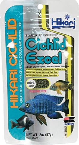 Hikari Cichlid Excel | 57gm | Cichlid Food | Mini Pellet | Floating Type
