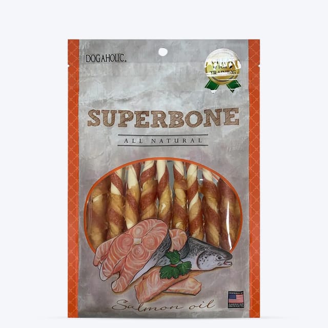 DOGAHOLIC SUPERBONE SALMON OIL STICK, 140 gms - 9 pcs (21-DSB-SOS-X09-9355)