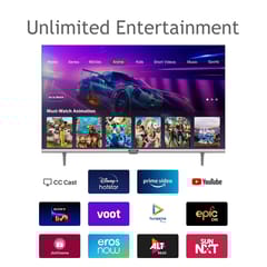 Coocaa 80 cm (32 inches) Frameless Series HD Ready Smart IPS LED TV 32S3U Pro (Black)