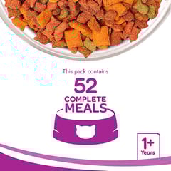 WHISKAS JUNIOR (< 1 year) Dry Cat Food, Ocean Fish Flavour, 450 g