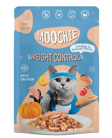 MOOCHIE Cat Gravy - WEIGHT CONTROL WITH SALMON, 85 g (MCWCS85)