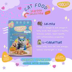 MOOCHIE Cat Gravy - WEIGHT CONTROL WITH SALMON, 85 g (MCWCS85)