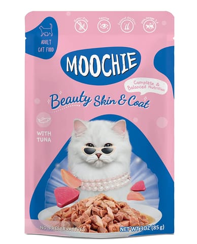 MOOCHIE Cat Gravy - BEAUTY SKIN & COAT WITH TUNA, 85 g (MCBSC85)