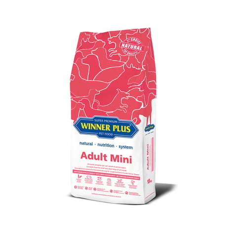 WINNER PLUS ADULT MINI Super Premium Dry Food, 3 Kg (WP-ADM-03)