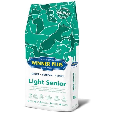 WINNER PLUS LIGHT SENIOR Super Premium Dry Food, 3 Kg (WPLSR03)