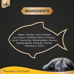 SHEBA FINE FOOD FOR CATS  CHICKEN with TUNA in Gravy, 70 g - ADULT CAT (21-SHB-CTG-70G)