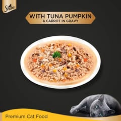 SHEBA FINE FOOD FOR CATS  CHICKEN with TUNA in Gravy, 70 g - ADULT CAT (21-SHB-CTG-70G)