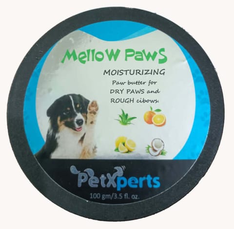 PETXPERTS MELLOW PAWS MOISTURIZING PAW BUTTER, 100 g