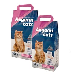 AEGEAN CATS cat litter with natural ORANGE scent, 5 Kg (21-AC-CLO-X5)