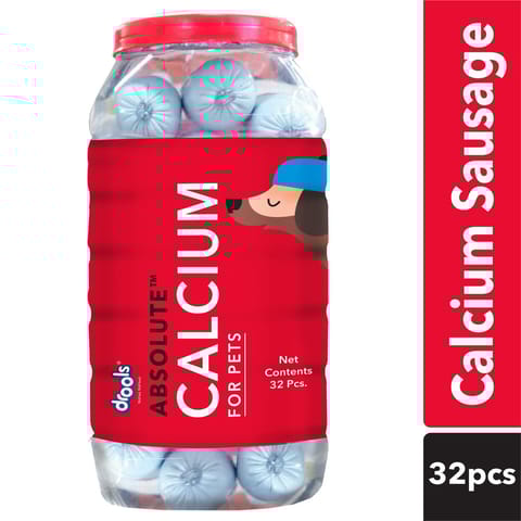 Drools Absolute Calcium Sausage Dog Supplement, 8 PCs