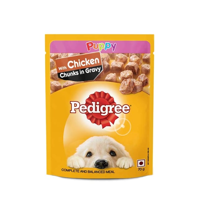PEDIGREE GRAVY with CHICKEN CHUNKS, 130 g - PUPPY (21-PDG-PCC-130)