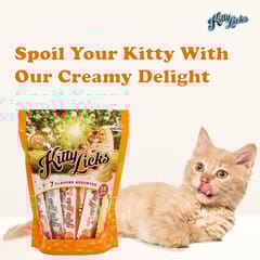 RENA'S KITTY LICKS CAT TREATS, 525 g - 7 FLAVOURS ASSORTED (15 g X 35)(21-RNK-AST-X5K-9243)