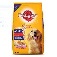 PEDIGREE DRY DOG FOOD ADULT, 15 KG - CHICKEN & VEG (21-PDG-ACV-15K)