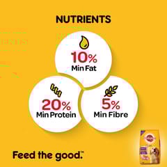 PEDIGREE DRY DOG FOOD ADULT, 15 KG - CHICKEN & VEG (21-PDG-ACV-15K)