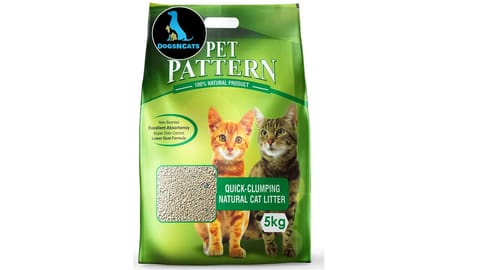 PET PATTERN Quick Clumping Natural CAT LITTER, 25 Kg (21-PP-NCL-25)