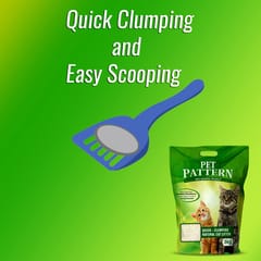 PET PATTERN Quick Clumping Natural CAT LITTER, 25 Kg (21-PP-NCL-25)
