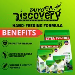 TAIYO PLUSS DISCOVERY Hand Feeding Formula for Baby Birds, 250 g