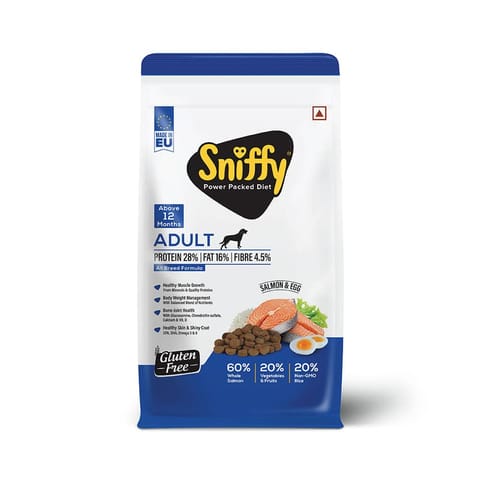 SNIFFY ADULT SALMON & EGG, 100 gm (SFADLX1)