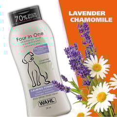 WAHL Shampoo & Conditioner Concentrate, 700 ml - FOUR in ONE - CALMING FORMULA (0820000-700IN)