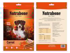 NUTRABONE SUPER FUSION Dog Treat, 100 g - CARROT & CHICKEN (19-NB-CRC-X1K)