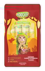 MOOCHIE FAIRY PUREE CREAMY CAT TREATS, 75 g (15g X 5) - CHICKEN CARROT & PUMPKIN (MPE3098)
