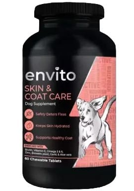 ENVITO DOG SUPPLEMENT 10 Tablets, SKIN & COAT CARE (EN60TSC)