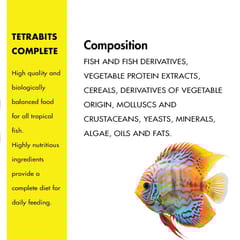 Tetrabits Complete Fish Food for Health, Colour and Growth (300g/1000ml) - For all Discus and Other Demanding Tropical Fish