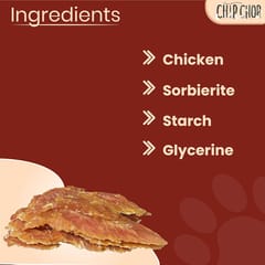 CHIP CHOPS DOG TREATS, 250 G - ROAST CHICKEN STRIPS (CC2502)(21-CC-RCS-X25)