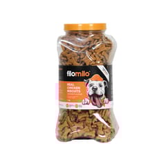 FILOMILO Real Chicken Dog Biscuits, 500 G - CHICKEN Flavour (21-FML-BKC-0X5)