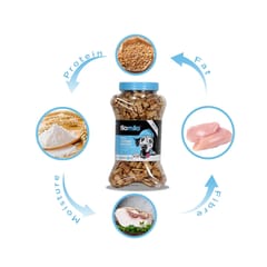 FILOMILO Real Chicken Dog Biscuits, 500 G - MILK & EGG Flavour (21-FML-BKM-0X5)