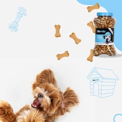 FILOMILO Real Chicken Dog Biscuits, 500 G - MILK & EGG Flavour (21-FML-BKM-0X5)
