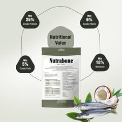 NUTRABONE SUPER FUSION Dog Treat, 100 g - ANCHOVIES & COCOANUT (19-NB-ANC-X1K)