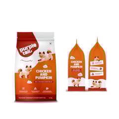 PURPLE TAIL PUPPY DRY DOG FOOD, CHICKEN & PUMPKIN - 3 KG (21-PTL-PCP-3X0)