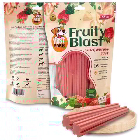 FIRSTBARK FRUITY BLAST, 225 g - STRAWBERRY BUST (21-FBK-FSB-X22)