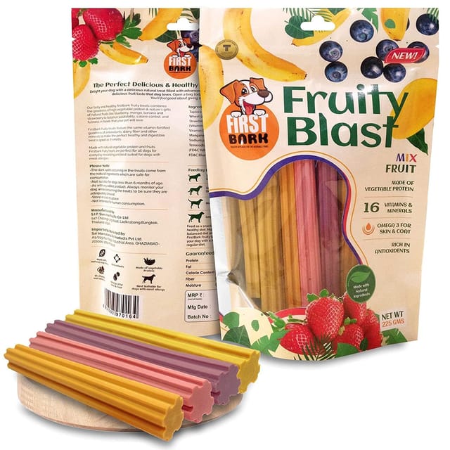 FIRSTBARK FRUITY BLAST, 225 g - MIXED FRUIT (21-FBK-MFT-X22)