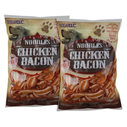 Rena Noodles Chicken Bacon Strips Smoke Flavour (Pack of 2),All Life Stages