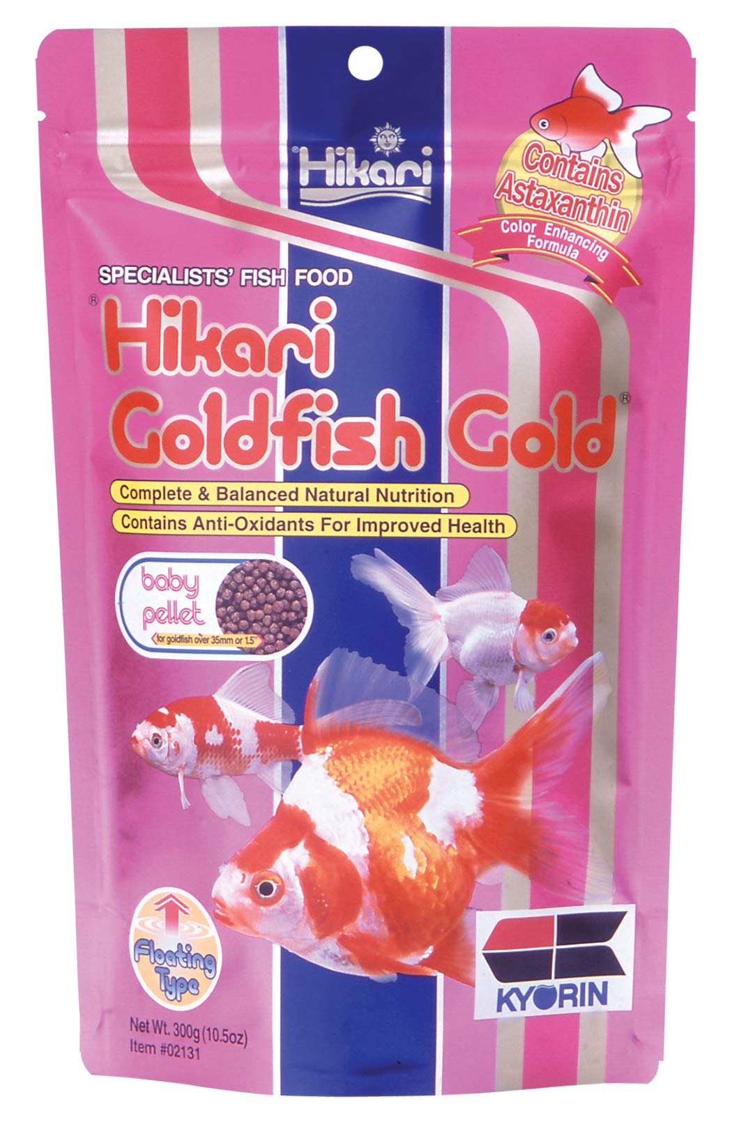 Hikari Goldfish Gold All Life Stages, Pellet 300Gm
